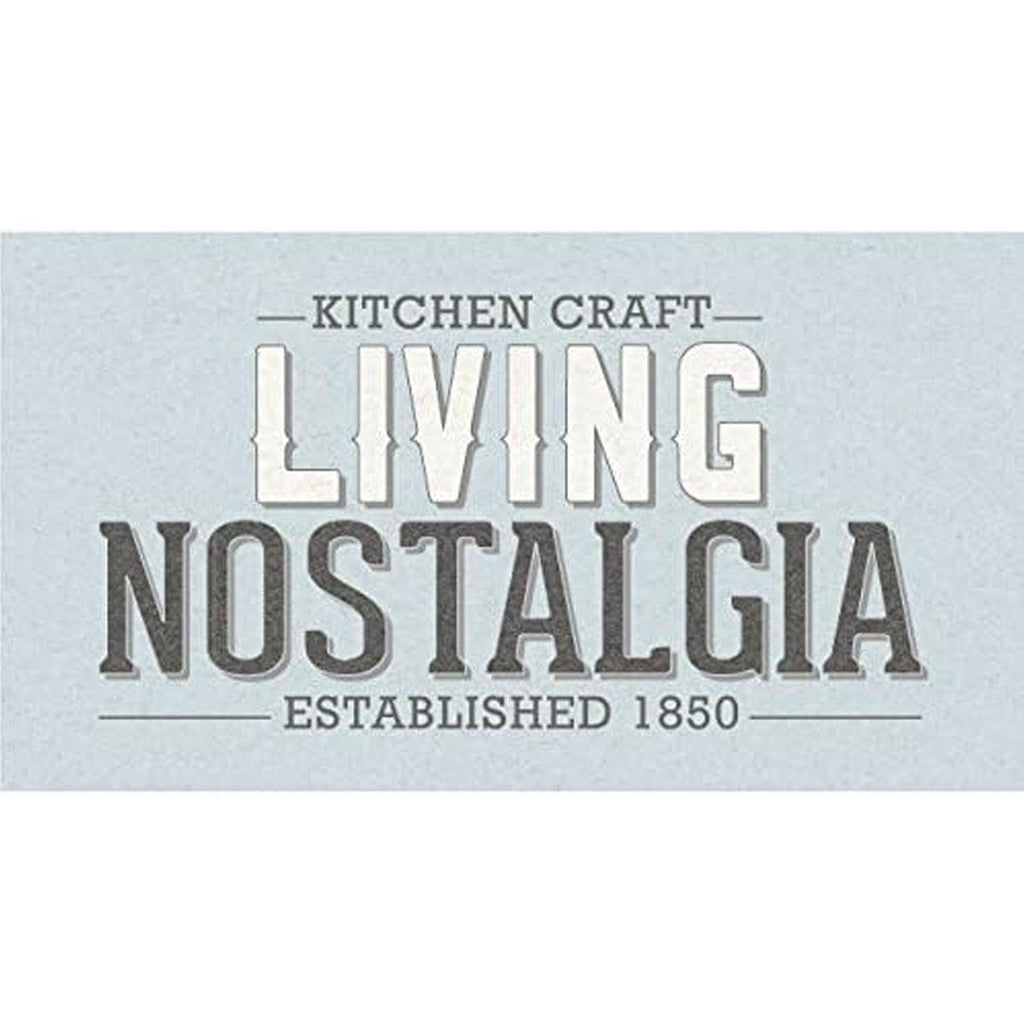 KitchenCraft Living Nostalgia Metal Tea Caddy - Vintage Blue