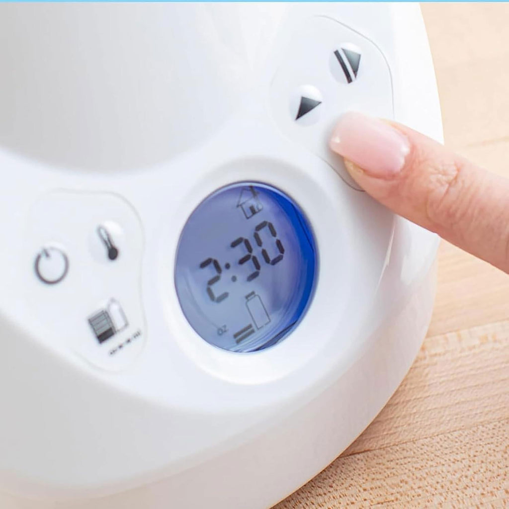 Dr. Brown Deluxe Bottle Warmer And Steriliser - White And Grey