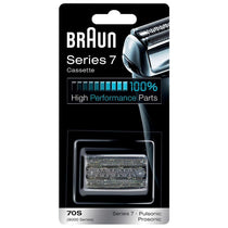 Braun Series 7 Cassette 70S Electric Shaver Replacement Head For Series 7 Pulsonic - Silver