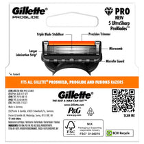 Gillette Fusion 5 Proglide Razor Blades 4 100% Genuine
