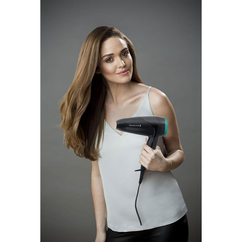 Remington On The Go Folding Travel Hair Dryer 2000 W - Black