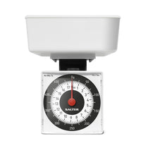 Salter Dietary Mechanical Kitchen Scales Travel Size 500g Capacity - White