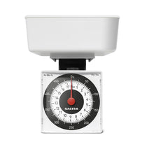 Salter Dietary Mechanical Kitchen Scales Travel Size 500g Capacity - White
