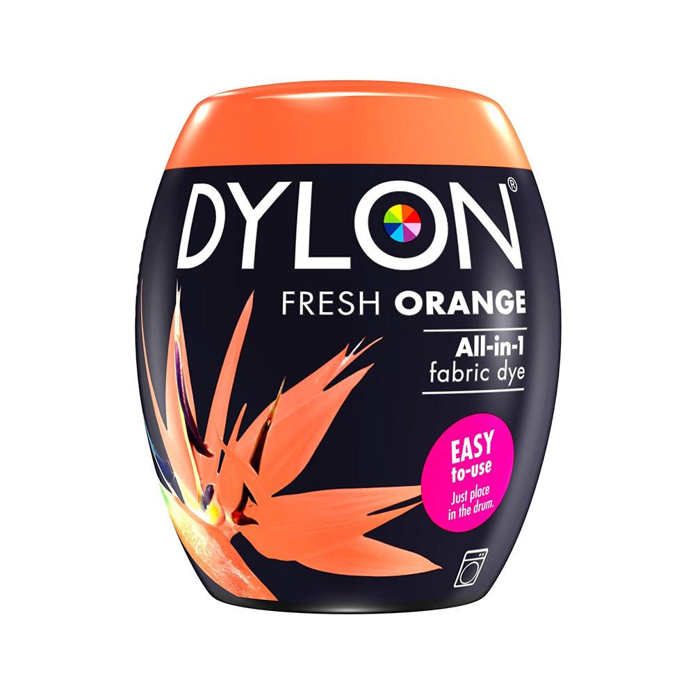 Dylon Machine Fabric Dye Pod For Clothes And Soft Furnishings 350g - Fresh Orange