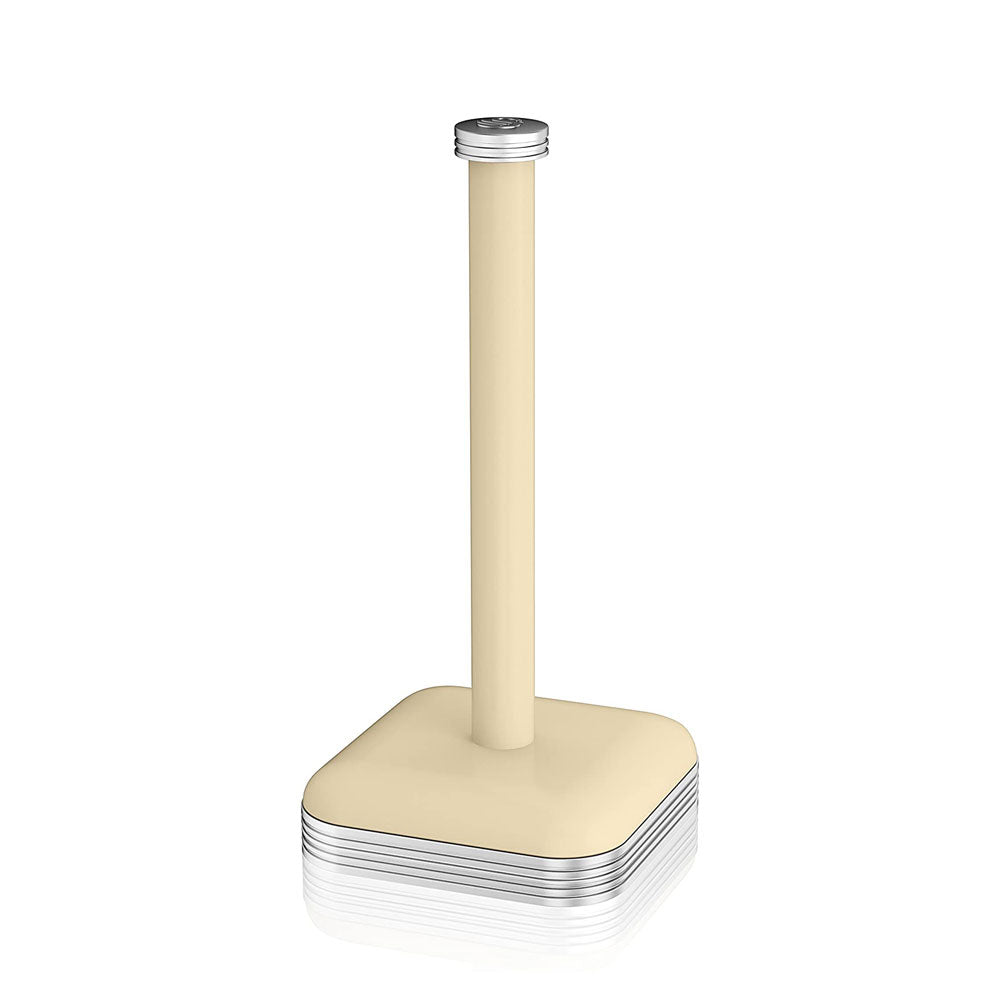 Swan Retro Kitchen Roll Holder with Steel Weighted Base Metal - Cream