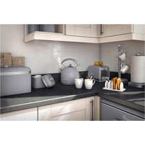 Swan Retro Kitchen Roll Holder with Steel Weighted Base Metal - Grey