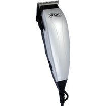 Wahl Vari Clip Corded Hair Clipper Kit 12 Piece Adjustable High Carbon Steel Silver/Black