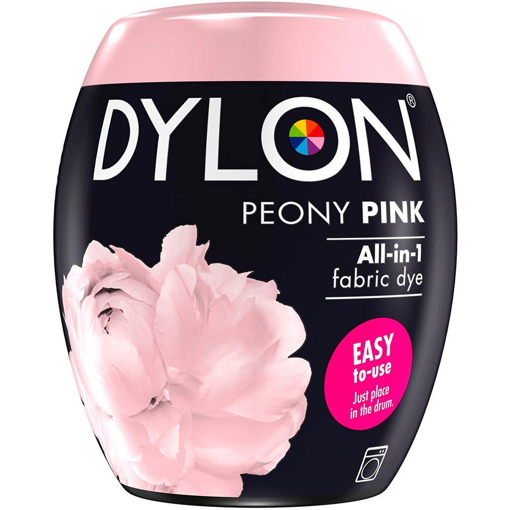 Dylon Machine Dye Pod Peony Pink 350g Fabric Dye for Cotton Linen Viscose Clothes & Home Textiles