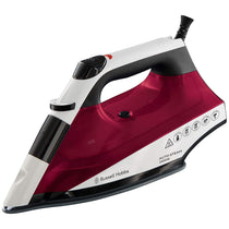 Russell Hobbs Auto Steam Pro Non-Stick Iron 2400W In White & Red