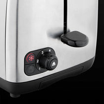 Russell Hobbs 2 Slice Compact Toaster Stylish Brushed In Stainless Steel