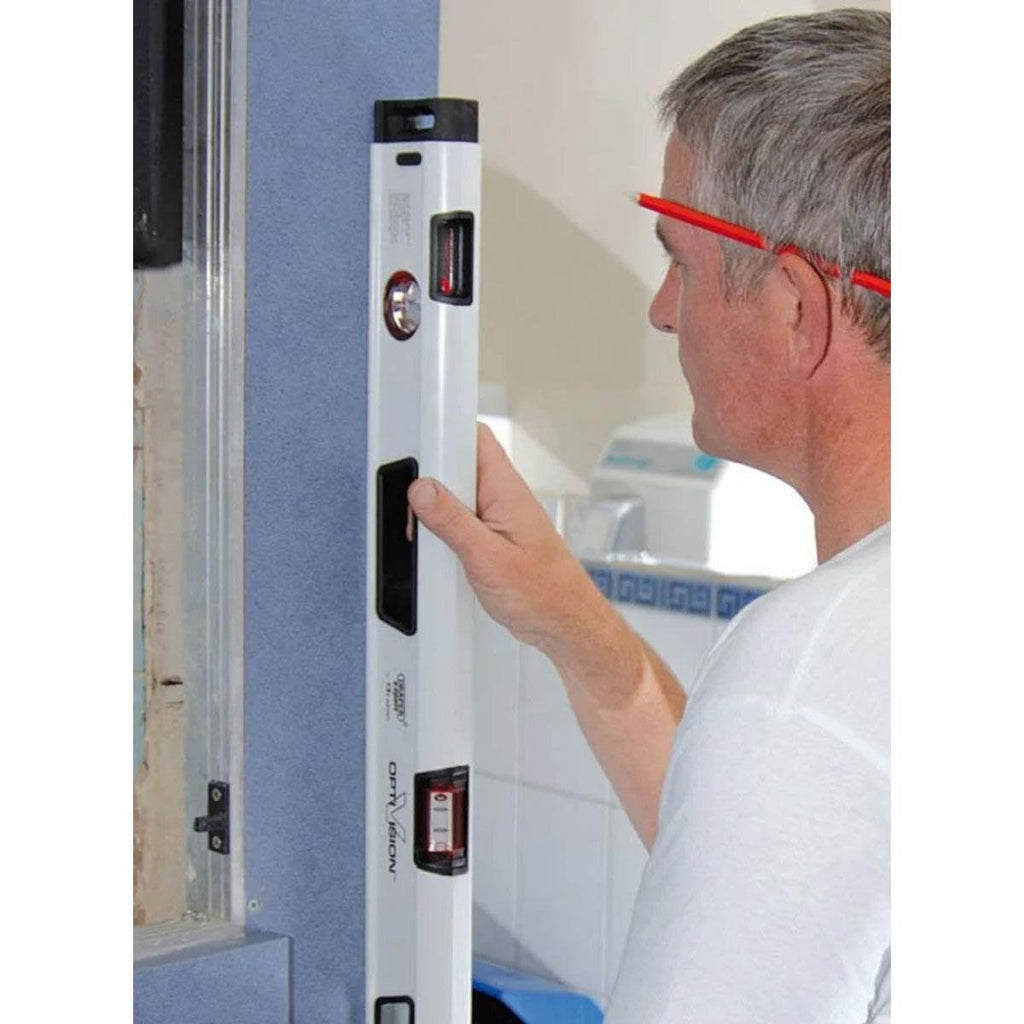 Draper Expert Opti-Vision Plumb Site Dual-View Box-Section Level With Ergo Grip Handle - 600mm