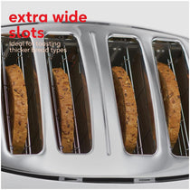 Russell Hobbs Contemporary Honeycomb 4 Slice Toaster 1500 W - White