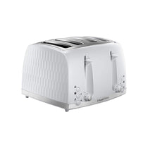 Russell Hobbs Contemporary Honeycomb 4 Slice Toaster 1500 W - White