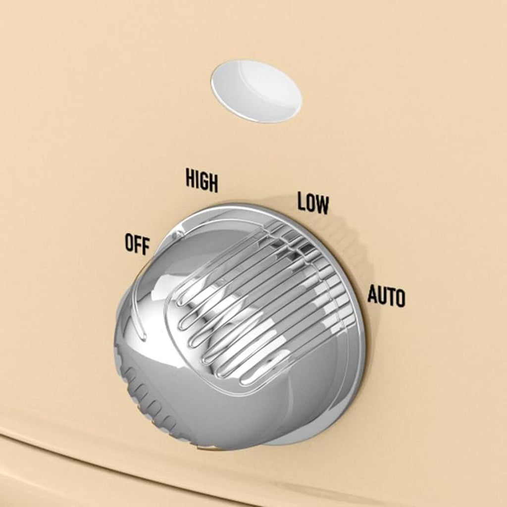 Swan Retro Slow Cooker With 3 Temperature Settings 320 W 6.5 Litre - Cream