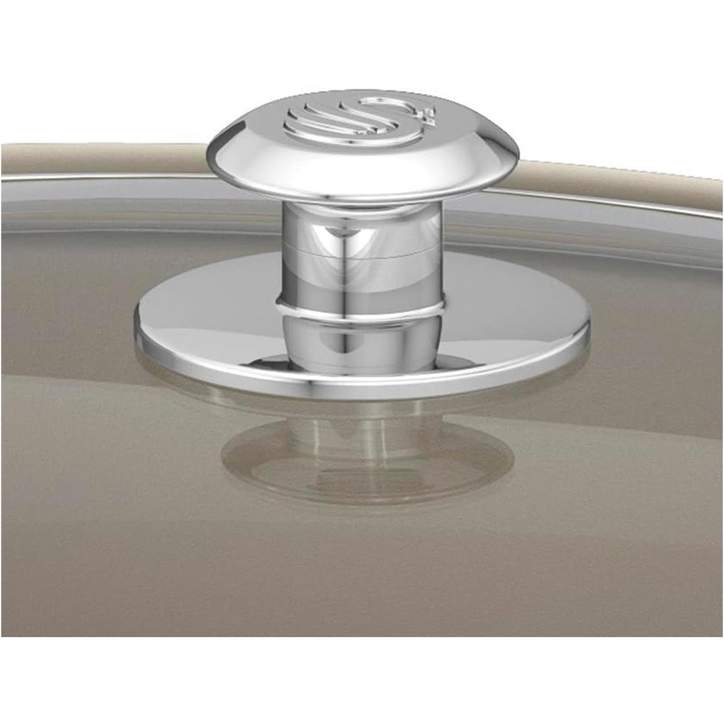 Swan Retro Slow Cooker With 3 Temperature Settings 320 W 6.5 Litre - Cream