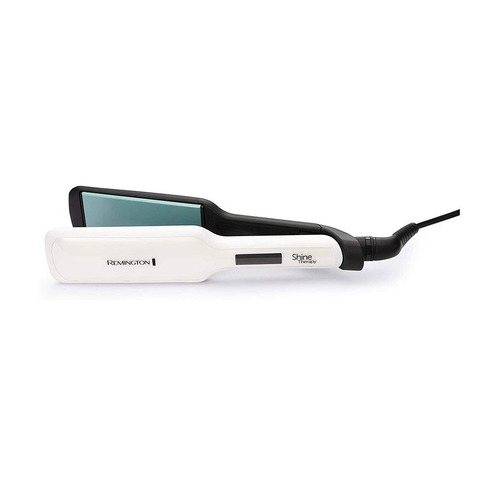 Remington Shine Therapy Wide Plate Ceramic Hair Straighteners for women