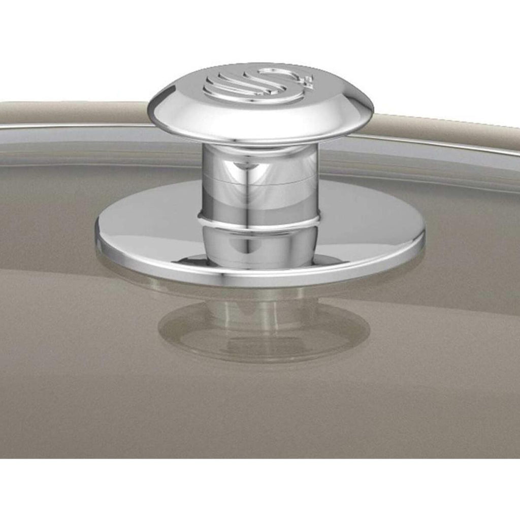 Swan Retro Slow Cooker With 3 Temperature Settings 320 W 6.5 Litre - Grey