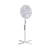 Pedestal Fan Oscillating 16 Inch With 3 Speed Settings 40 W - White