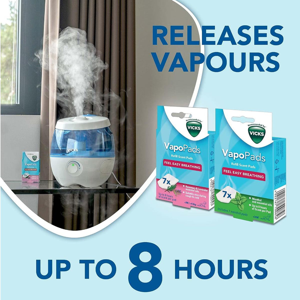 Vicks Sweet Dreams 2 In 1 Cool Mist Humidifier with Image Projector 3.8 Litres Tank And Night Light