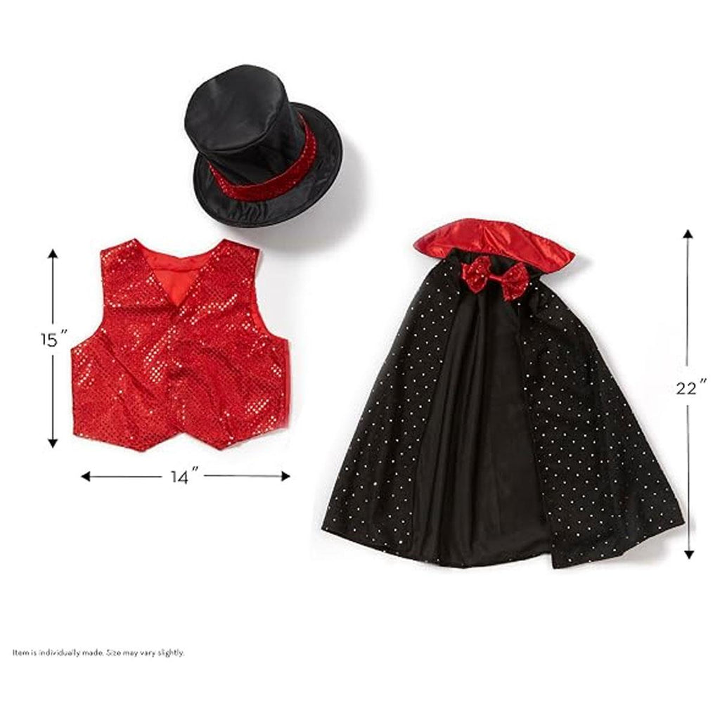Melissa & Doug Magician Role Play Costume Set - Multicolor