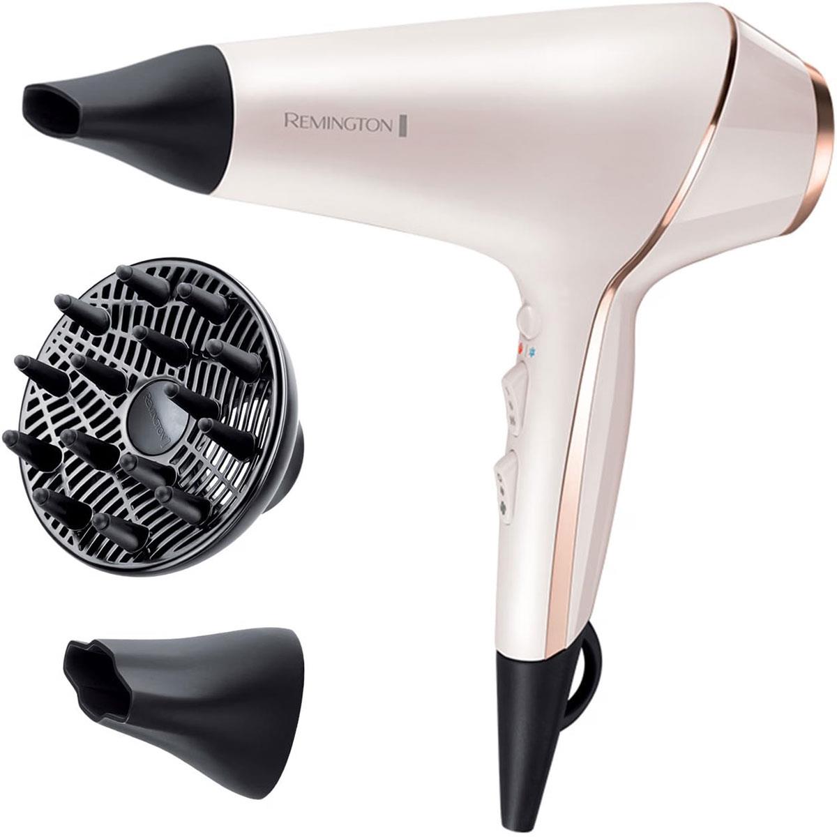Remington Proluxe Ionic Hair Dryer With Diffuser Frizz Free 2400 W - Rose Gold