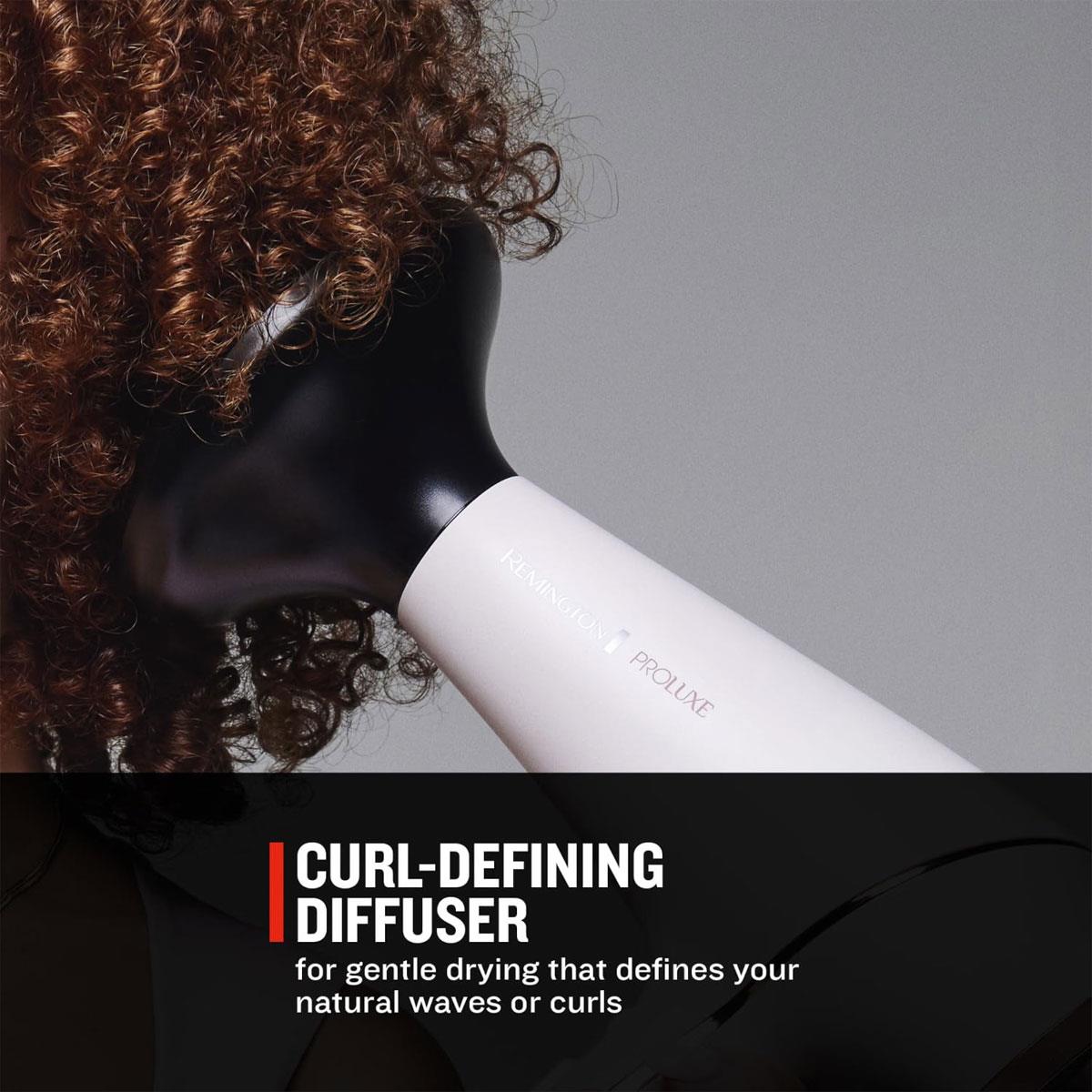 Remington Proluxe Ionic Hair Dryer With Diffuser Frizz Free 2400 W - Rose Gold