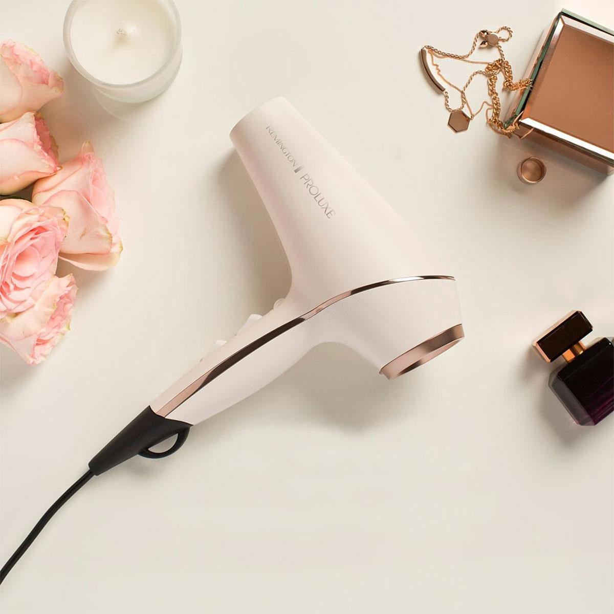 Remington Proluxe Ionic Hair Dryer With Diffuser Frizz Free 2400 W - Rose Gold