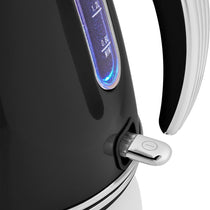 Swan Retro Jug Kettle Stainless Steel 3000 W 1.5 Litre - Black