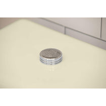Swan Retro Bread Bin Metal Stainless Steel Chrome 18 Litre Storage Capacity - Cream