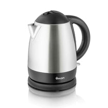 Swan Stainless Steel Cordless Jug Kettle 2000 W 1 Litre - Silver