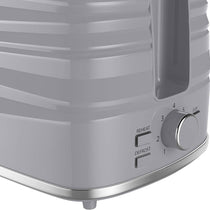 Swan Symphony 2 Slice Toaster Plastic High Gloss And Matt Finish 930 W - Grey