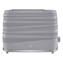Swan Symphony 2 Slice Toaster Plastic High Gloss And Matt Finish 930 W - Grey
