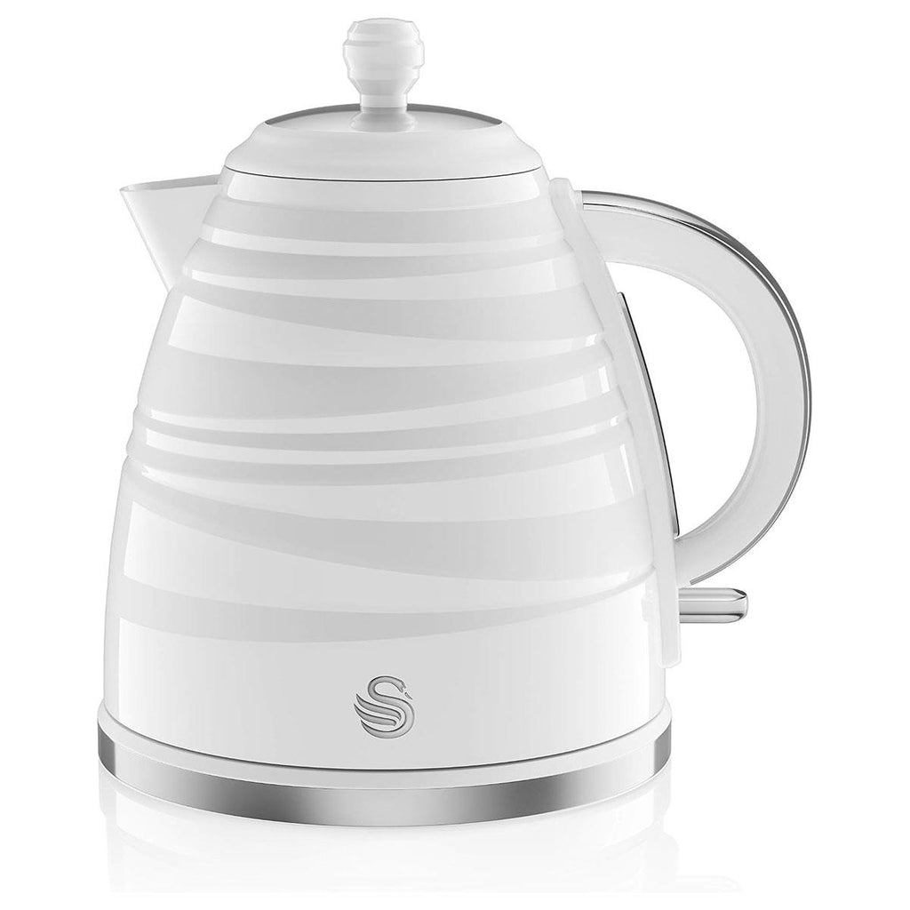 Swan Symphony Jug Kettle With Rapid Boil 3000 W 1.7 Liter - White