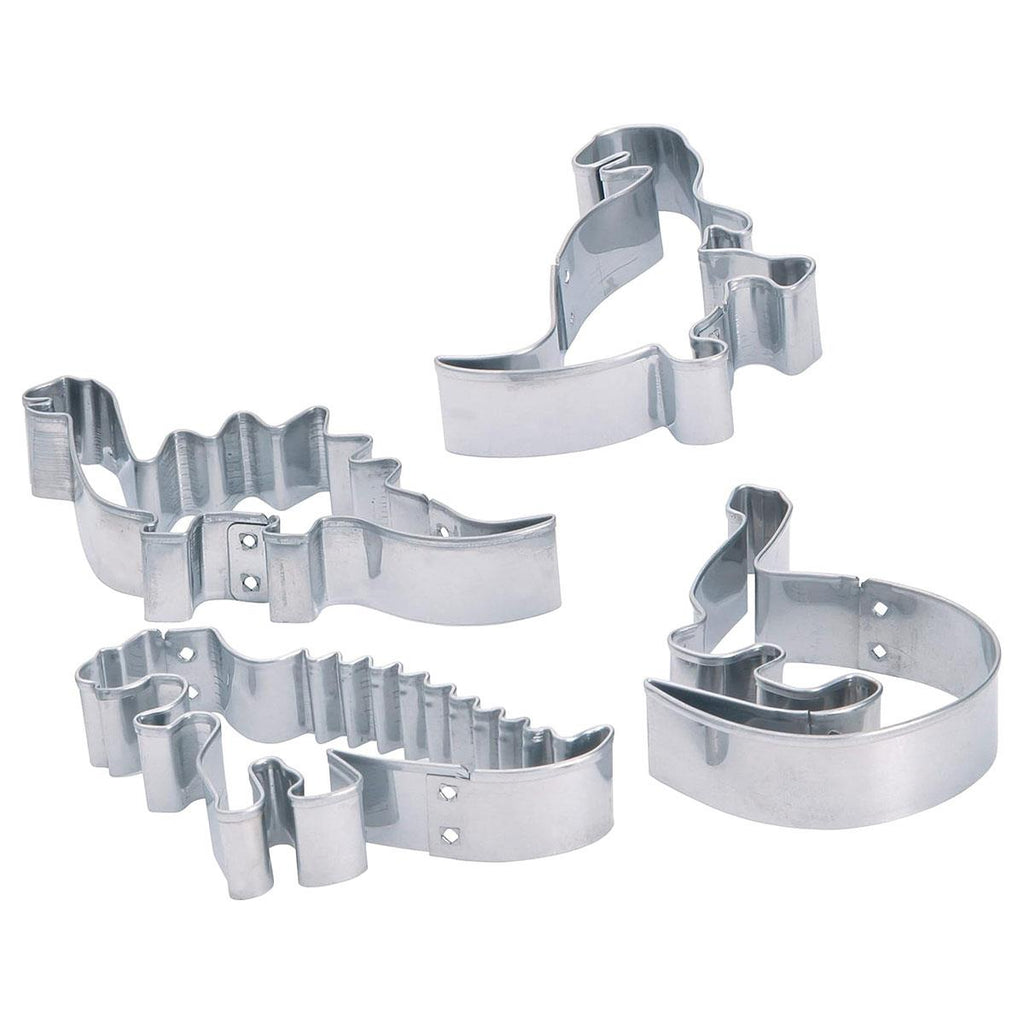 KitchenCraft Let’s Make Dinosaur Cookie Cutters - Set of 4