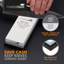KitchenCraft MasterClass Combination Sharpening Stone - Multicolour