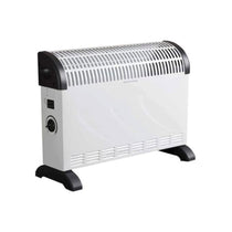 Fine Elements Convector Heater 2kw With Thermostatic Control And 3 Heat Settings - White