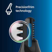 Philips Series 3000 Nose Ear And Eyebrow Trimmer With Protective Guard System - Grey