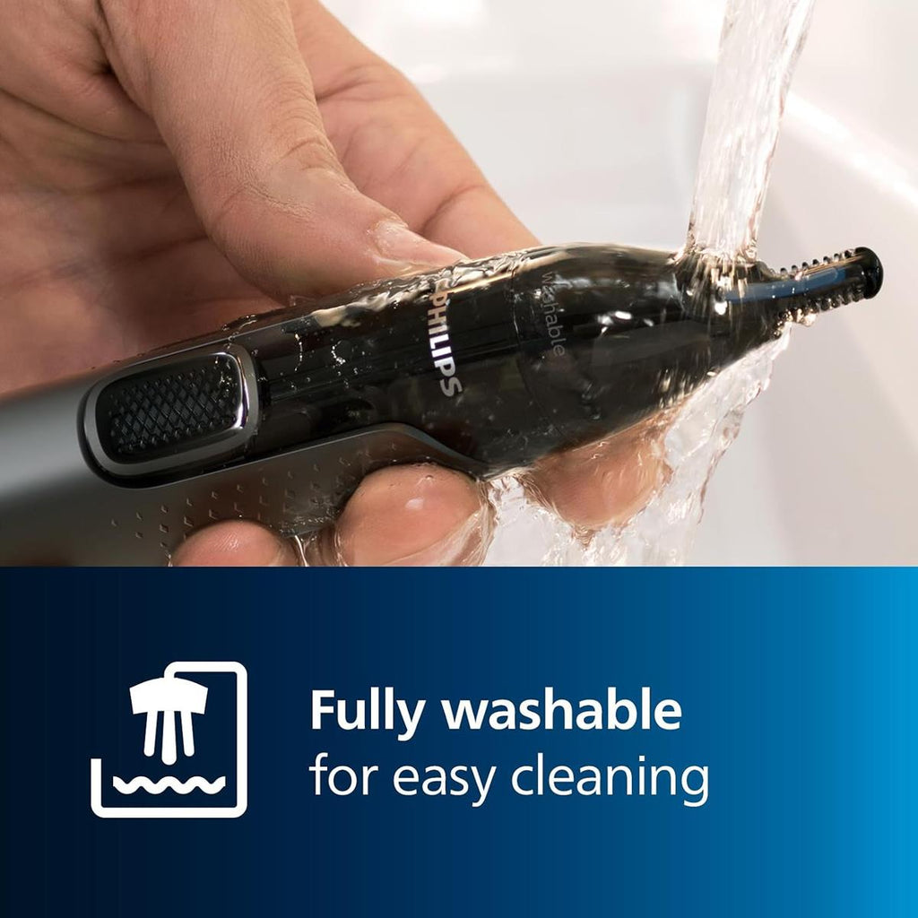 Philips Series 3000 Nose Ear And Eyebrow Trimmer With Protective Guard System - Grey