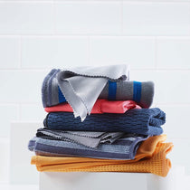E-Cloth Stainless Steel Cleaning Cloth Microfibre Dual-Sided Scrubbing Cloth for Brushed & Polished Steel - Gray