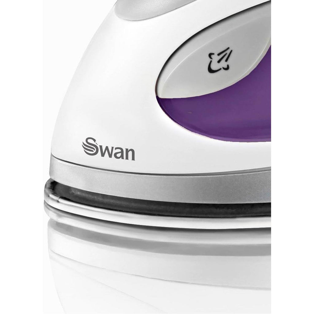 Swan Dual Voltage Steam Light Travel Iron With Pouch Stainless Steel Base Plate - SI3070N