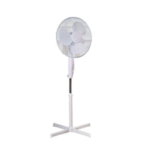 Daewoo 16 Inch Portable Pedestal Floor Fan 3 Speed Settings - Cross Base - COL1642
