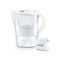 Brita Marella Water Filter Jug With Cartridge Plastic 2.4 Litres - White