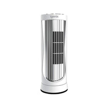Igenix 12 Inch Digital Mini Tower Fan With 3 Fan Speed Settings Oscillation And 8 Hour Timer - White