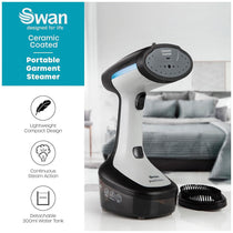 Swan Portable Garment Steamer 1500 W - Black