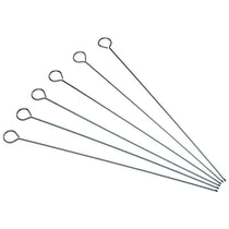 KitchenCraft Flat-Sided Metal Barbeque Skewer Set (30 cm) - Stainless Steel