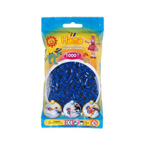 Hama 1000 Midi Beads In Bag Cylindrical Plastic - Dark Blue