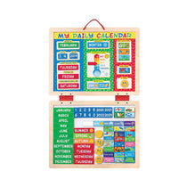 Melissa & Doug My Magnetic Daily Calendar - Seasonal & Religious (Date, Weather, & Special Events) With 80 Magnets - Multicolour