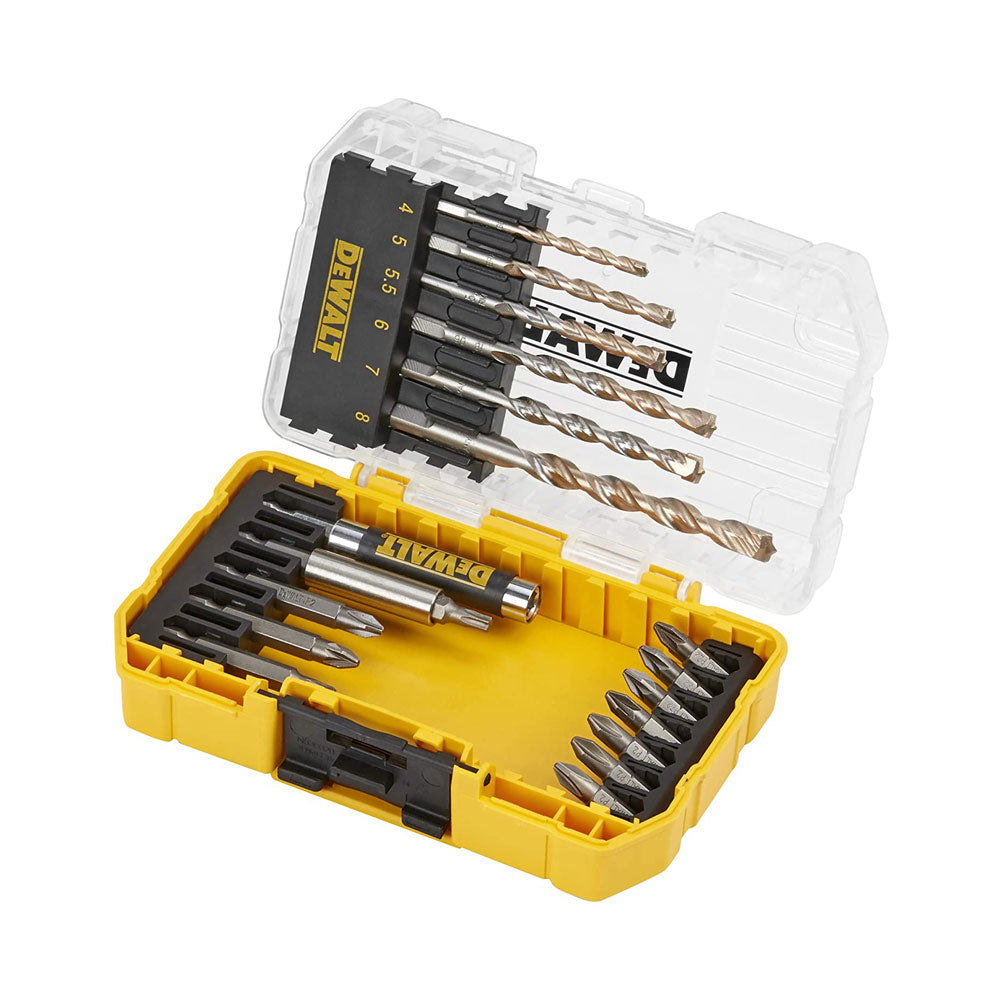 Dewalt 19 Piece Screwdriver And Masonry Drill Bit Set