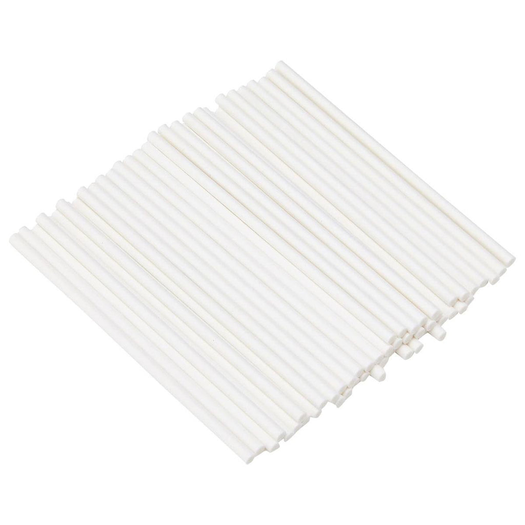 KitchenCraft Sweetly Does It Paper Cake Pop Sticks 50 Pack (10 cm) - White