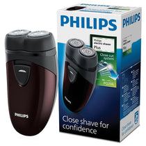 Philips Men's Cordless Travel Electric Shaver Convenient To Carry - Black